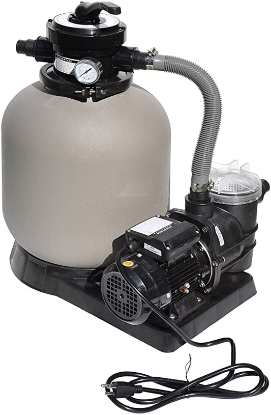 14 in Sand Filter Combo-0.43 Hp, Filtration, Multi
